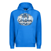 True Royal merry christmas blue Premium Hoodie - MaliasSmallBusiness