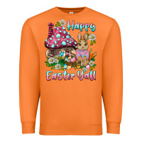 Carrot happy easter y'all rabbit Premium Sweatshirt - BarkalooDesign