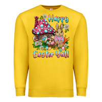 Lemon happy easter y'all rabbit Premium Sweatshirt - BarkalooDesign