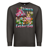 Smoke happy easter y'all rabbit Premium Sweatshirt - BarkalooDesign