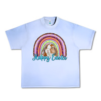 Grape Ice happy easter rainbow bunny Urban Heavy Tee - RanaPortraitStore