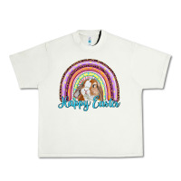 Pistachio happy easter rainbow bunny Urban Heavy Tee - RanaPortraitStore
