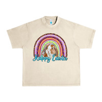Sandshell happy easter rainbow bunny Urban Heavy Tee - RanaPortraitStore