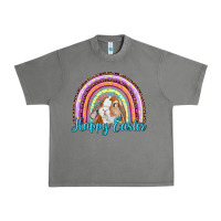 Tornado happy easter rainbow bunny Urban Heavy Tee - RanaPortraitStore