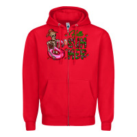 Red hello summer Zipper Hoodie - CowhideDigitalArt