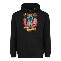 Black blame it all on my roots black Heavyweight Hoodie - JahusDesignShop