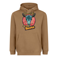 Toasted Coconut blame it all on my roots black Heavyweight Hoodie - JahusDesignShop