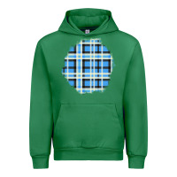 Emerald Winter Tartan Patch Urban Hoodie - BundleAndBundleShop