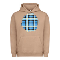 Pigment Burro Winter Tartan Patch Urban Hoodie - BundleAndBundleShop