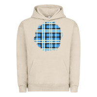 Pigment French Oak Winter Tartan Patch Urban Hoodie - BundleAndBundleShop
