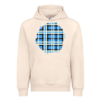 Sandshell Winter Tartan Patch Urban Hoodie - BundleAndBundleShop