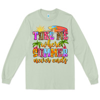 Matcha take me where summer never ends Long Sleeve Tee - Zillion Design Studio