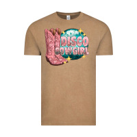 Vintage Coffee western disco cowgirl Vintage Tee - texasbilliewilder