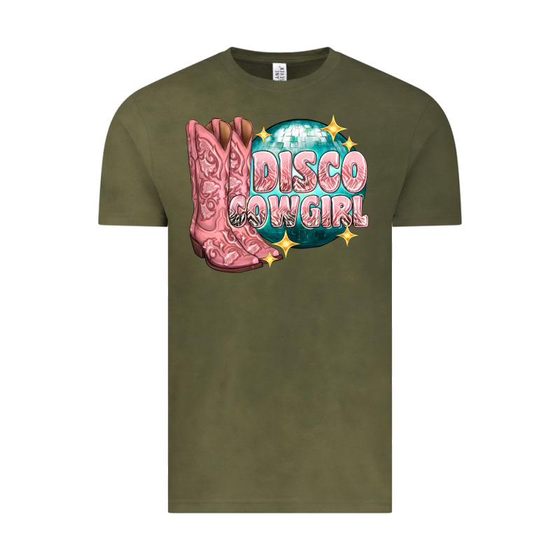 Western Disco Cowgirl Vintage Tee by texasbilliewilder | Teevron