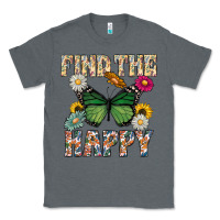 Charcoal Heather Kind The Happy Classic Tee - CowhideDigitalArt