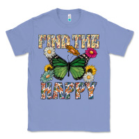 Colony Blue Kind The Happy Classic Tee - CowhideDigitalArt