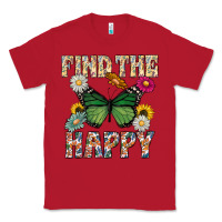 Red Kind The Happy Classic Tee - CowhideDigitalArt