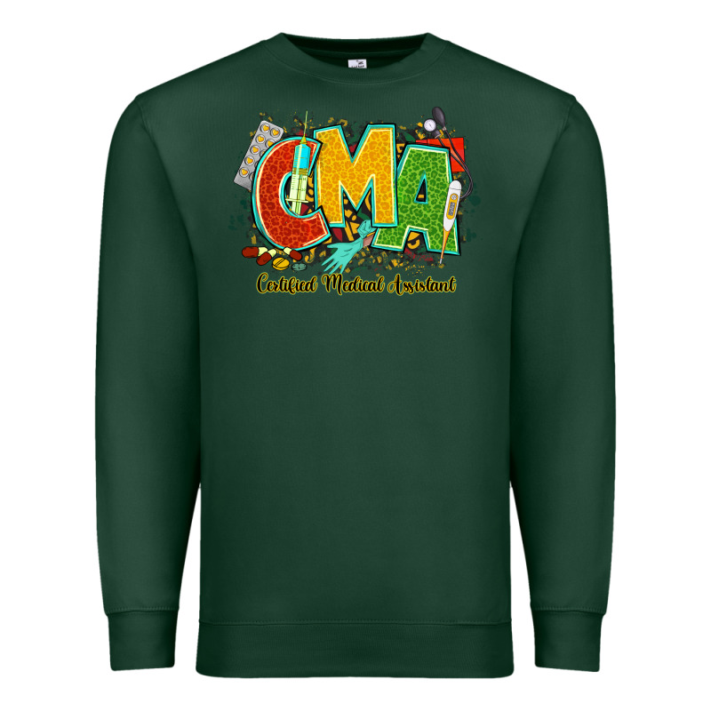 Cma Certified Medical Assistant Juneteenth Premium Sweatshirt by NancyCooperArtShop | Teevron