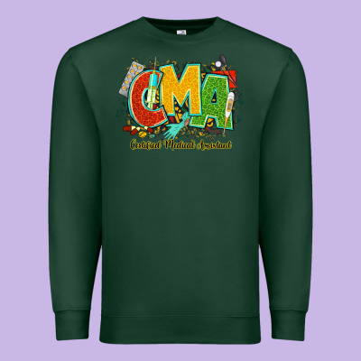 Cma Certified Medical Assistant Juneteenth Premium Sweatshirt Designed By Nancycooperartshop