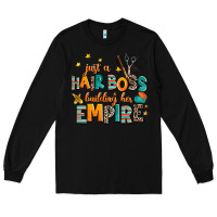 Black just a nail boss building her empire Long Sleeve Tee - AdoDesignShop
