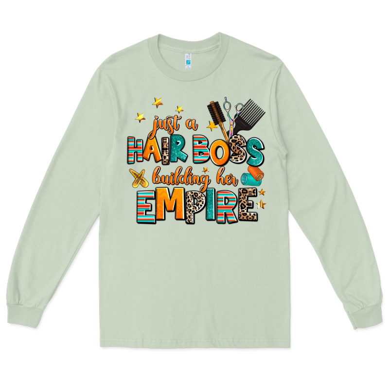 Just A Nail Boss Building Her Empire Long Sleeve Tee by AdoDesignShop | Teevron