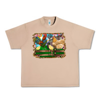 Burro Happy easter rooster chicken and chick Urban Heavy Tee - RanaPortraitStore