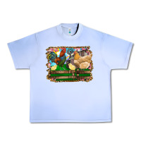 Grape Ice Happy easter rooster chicken and chick Urban Heavy Tee - RanaPortraitStore