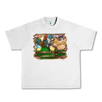 Lunar Rock Happy easter rooster chicken and chick Urban Heavy Tee - RanaPortraitStore