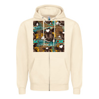 Sandshell western baby calf seamless pattern Zipper Hoodie - HRA Design Shop