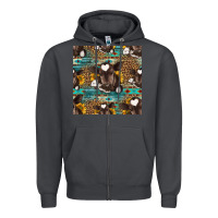 Western Baby Calf Seamless Pattern Zipper Hoodie | Teevron