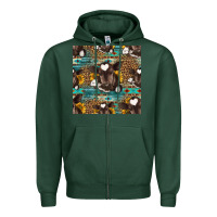 Sports Green western baby calf seamless pattern Zipper Hoodie - HRA Design Shop