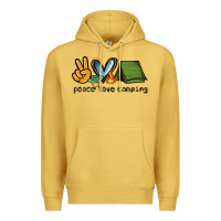 Peace Love Camping Premium Hoodie | Teevron