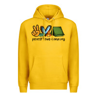 Lemon peace love camping Premium Hoodie - NancyCooperArtShop