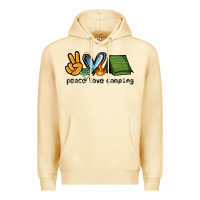 Pina Colada peace love camping Premium Hoodie - NancyCooperArtShop