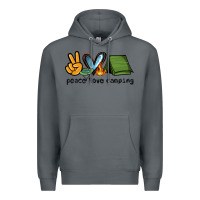 Rock peace love camping Premium Hoodie - NancyCooperArtShop