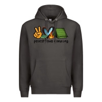 Smoke peace love camping Premium Hoodie - NancyCooperArtShop