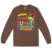 Chestnut sweet summer time Long Sleeve Tee - Zillion Design Studio