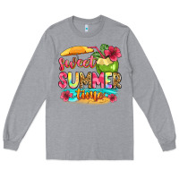 Heather Grey sweet summer time Long Sleeve Tee - Zillion Design Studio