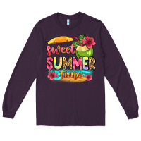 Plum sweet summer time Long Sleeve Tee - Zillion Design Studio