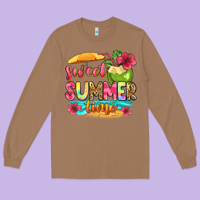 Sweet Summer Time Long Sleeve Tee Designed By Zillion Design Studio