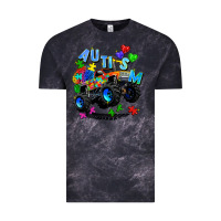 Cloud Black monster truck autism Vintage Tee - Zillion Design Studio