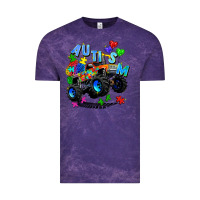 Cloud Purple monster truck autism Vintage Tee - Zillion Design Studio