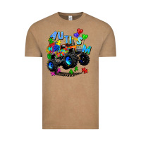 Vintage Coffee monster truck autism Vintage Tee - Zillion Design Studio