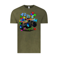 Vintage Olive monster truck autism Vintage Tee - Zillion Design Studio