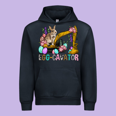 Egg Cavator Easter Urban Hoodie Designed By Bundleandbundleshop