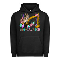 Pigment Black Egg Cavator Easter Urban Hoodie - BundleAndBundleShop