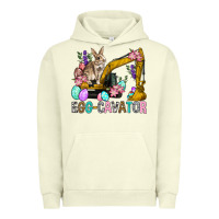 Pigment Pistachio Egg Cavator Easter Urban Hoodie - BundleAndBundleShop