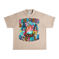 French Oak campfires and coctails Urban Heavy Tee - Zillion Design Studio