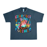 Midnight Navy campfires and coctails Urban Heavy Tee - Zillion Design Studio