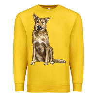 Lemon chinook dog Premium Sweatshirt - LillyAllenDesigns